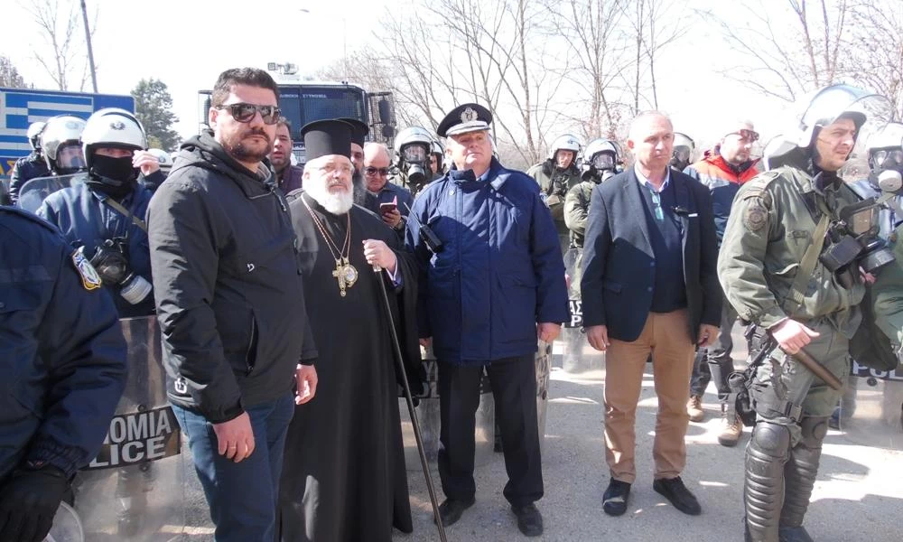 Ο Σεβ. Μητροπολίτης Διδυμοτείχου - Ορεστιάδος και Σουφλίου κ. Δαμασκηνός στις Καστανιές